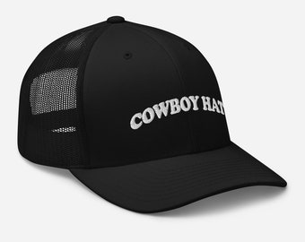 Cowboy Hat Trucker Cap