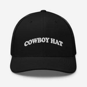 Cowboy Hat Trucker Cap