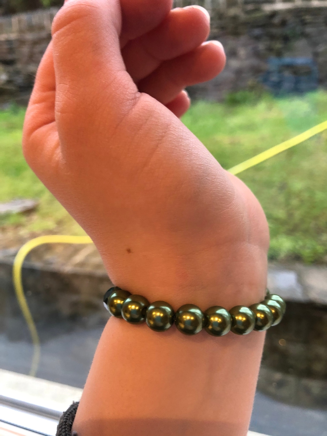 Pearl and beaded bracelet | Etsy