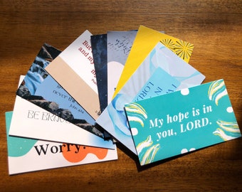 Mini Scripture Card Set Religious Gift Bible Verse Cards