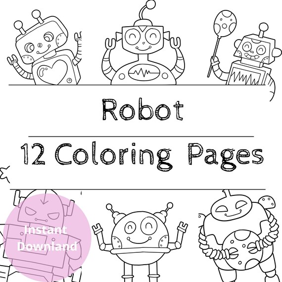 6400 Collections Coloring Pages Robot  Best HD