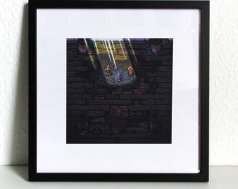 Pixel Art "The Awakening" - 20x20cm Giclée Print