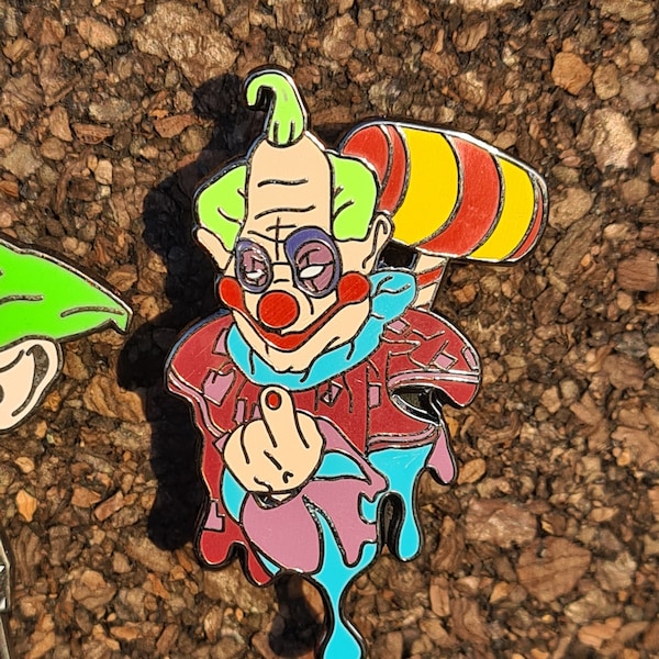 Killer Klowns  from Outer Space (1988) "Calling All Klowns" Horror Enamel Pin