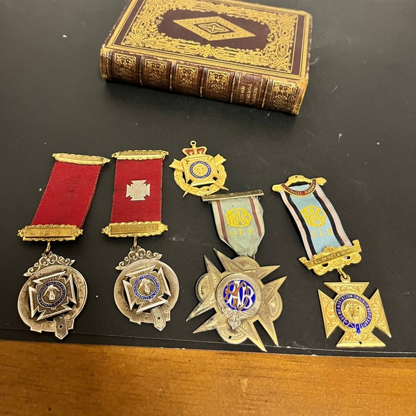 Job Lot Masonic, sterling, silver medals — Walter dawe — 4 sterling — all magnificent at a great price for the lot