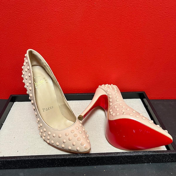 Fabuleux escarpins Christian Louboutin authentiques - pointure 36 - pour 5,5 à 6 femmes - comme neufs - offre incroyable