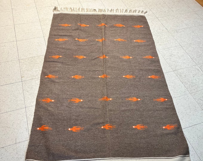 Stunning, antique Navajo, American wool blanket— 84 x 50” in absolute mint condition — one of a kind piece of history — wow — Navajo art