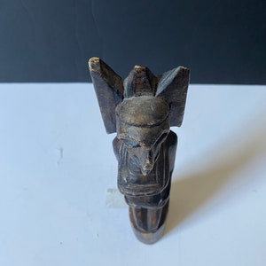 Old African carved fertility figure