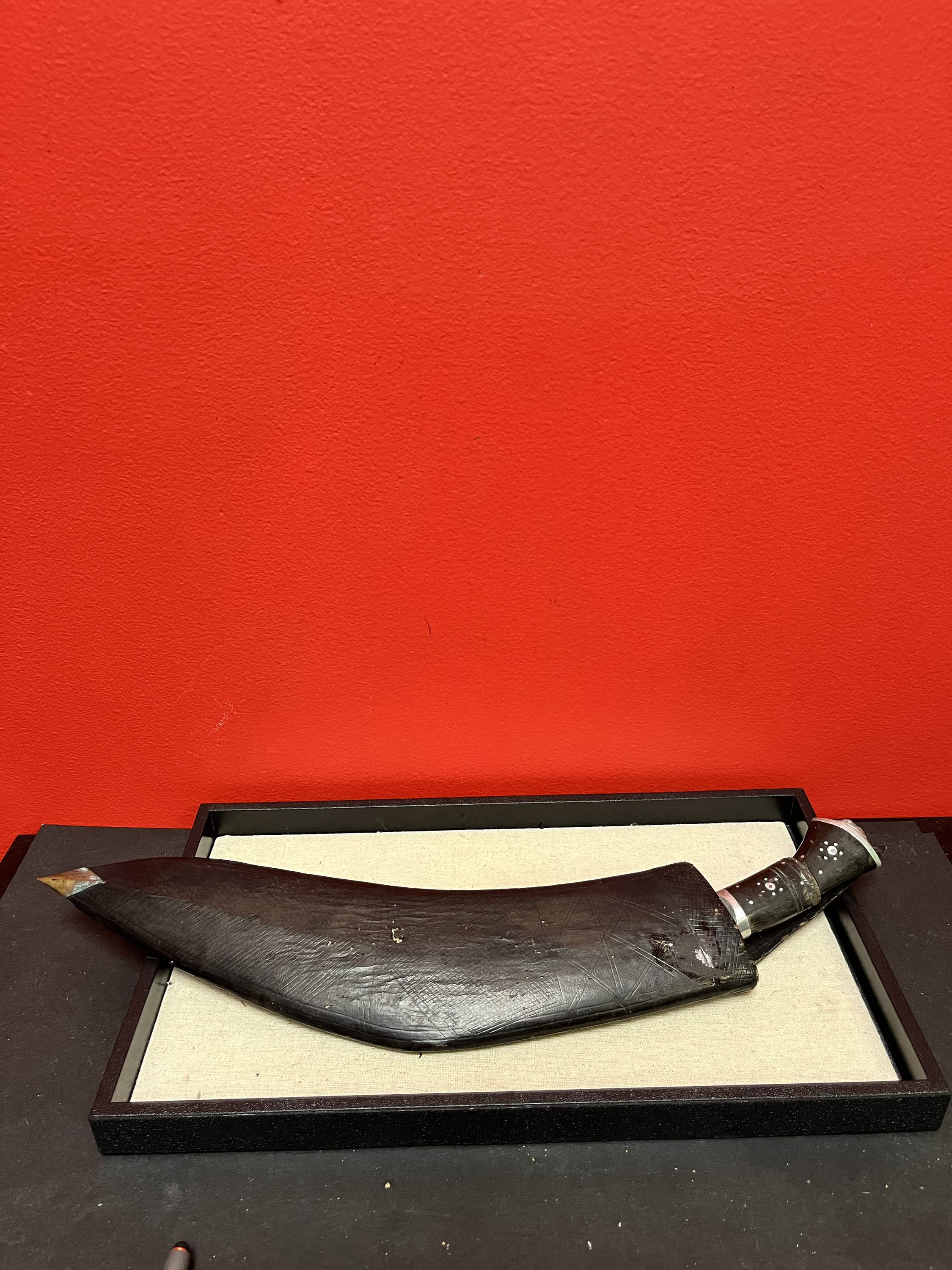 Stunning 15 Inch Long Authentic Gurkha Knife in Original Sheaf