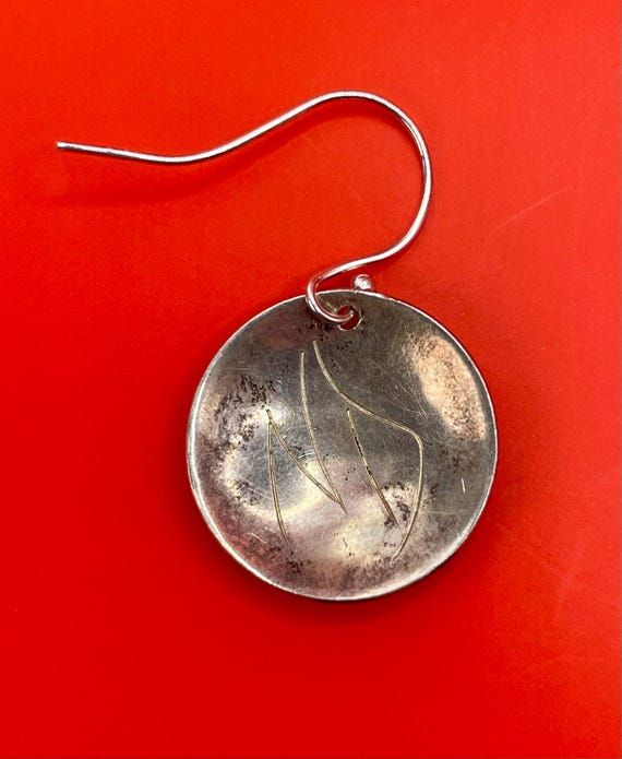 Indigenous First Nations Sterling Silver Earring,… - image 4