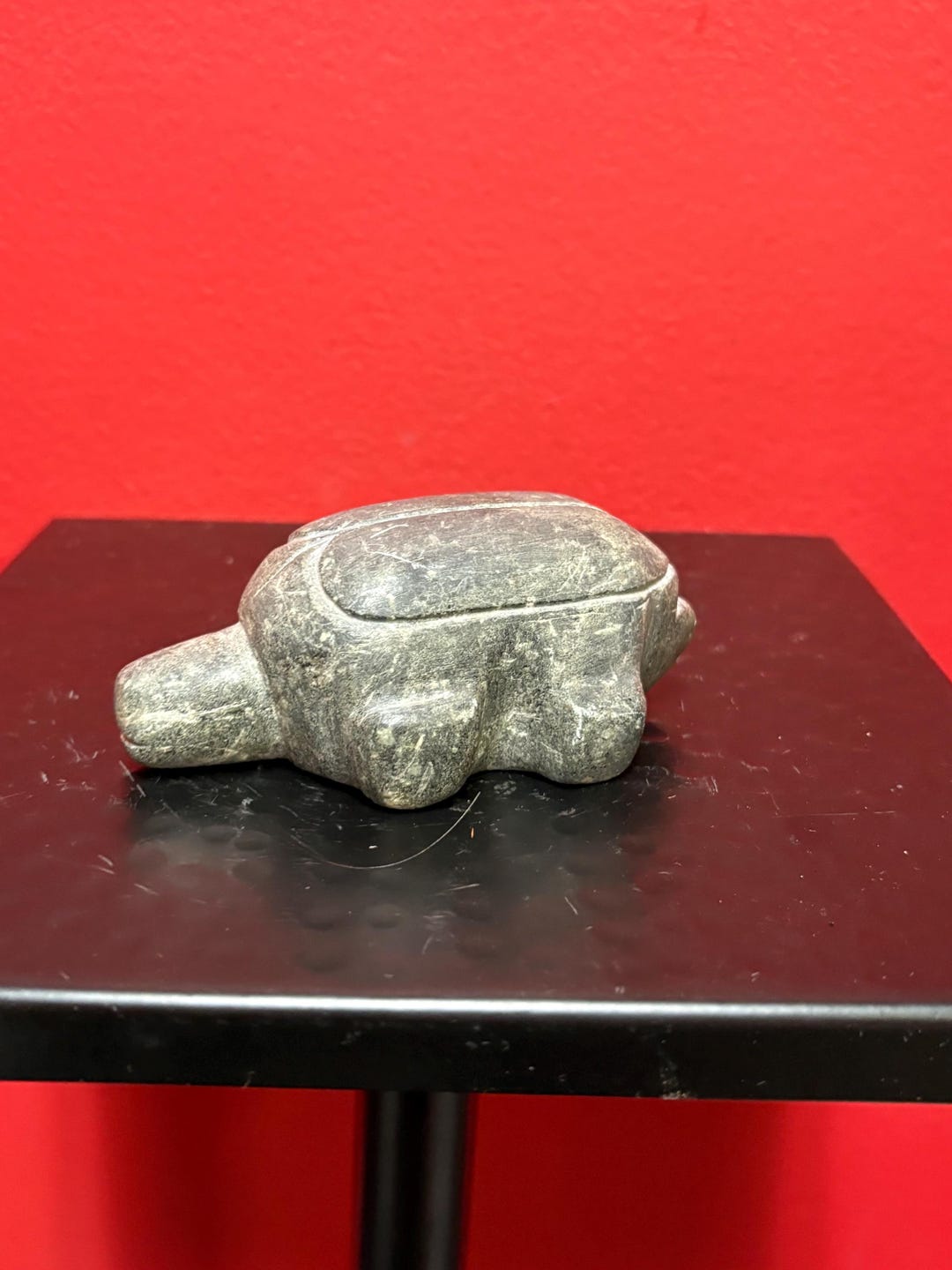 Inuit Turtle Inuit Indigenous Soapstone 4 Inch Long Turtle - Etsy