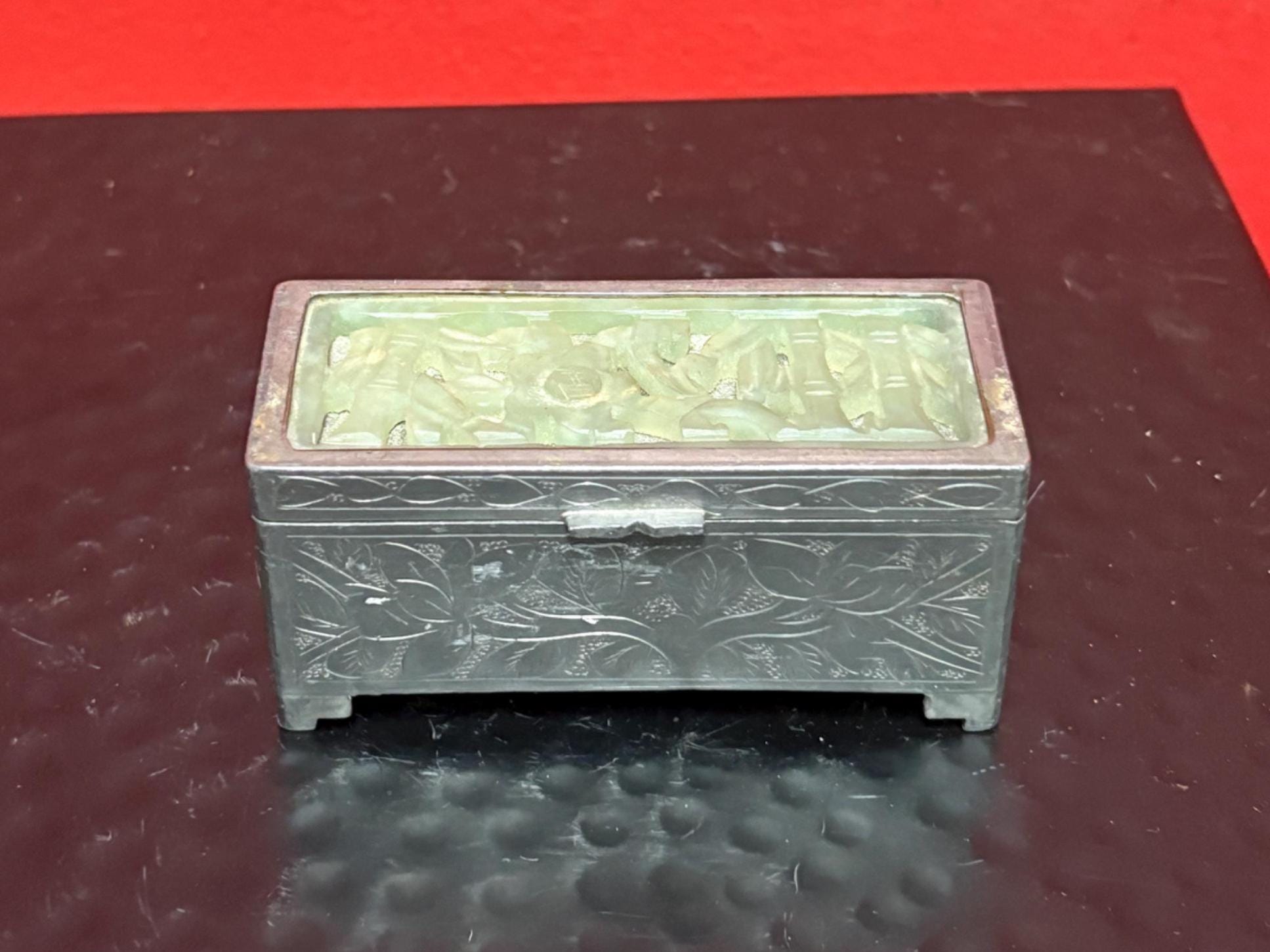 Chinese Pewter Box - Etsy