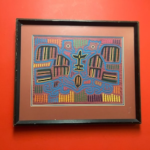 Beautiful huge South American MOLA infra — great imagery and detail — 23 x 19” —mola great Condition — South American art