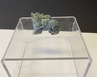 3 In Chinese Jade dragon figure — nice detail