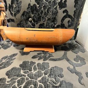 12 inch Chinese antique bamboo brush pot