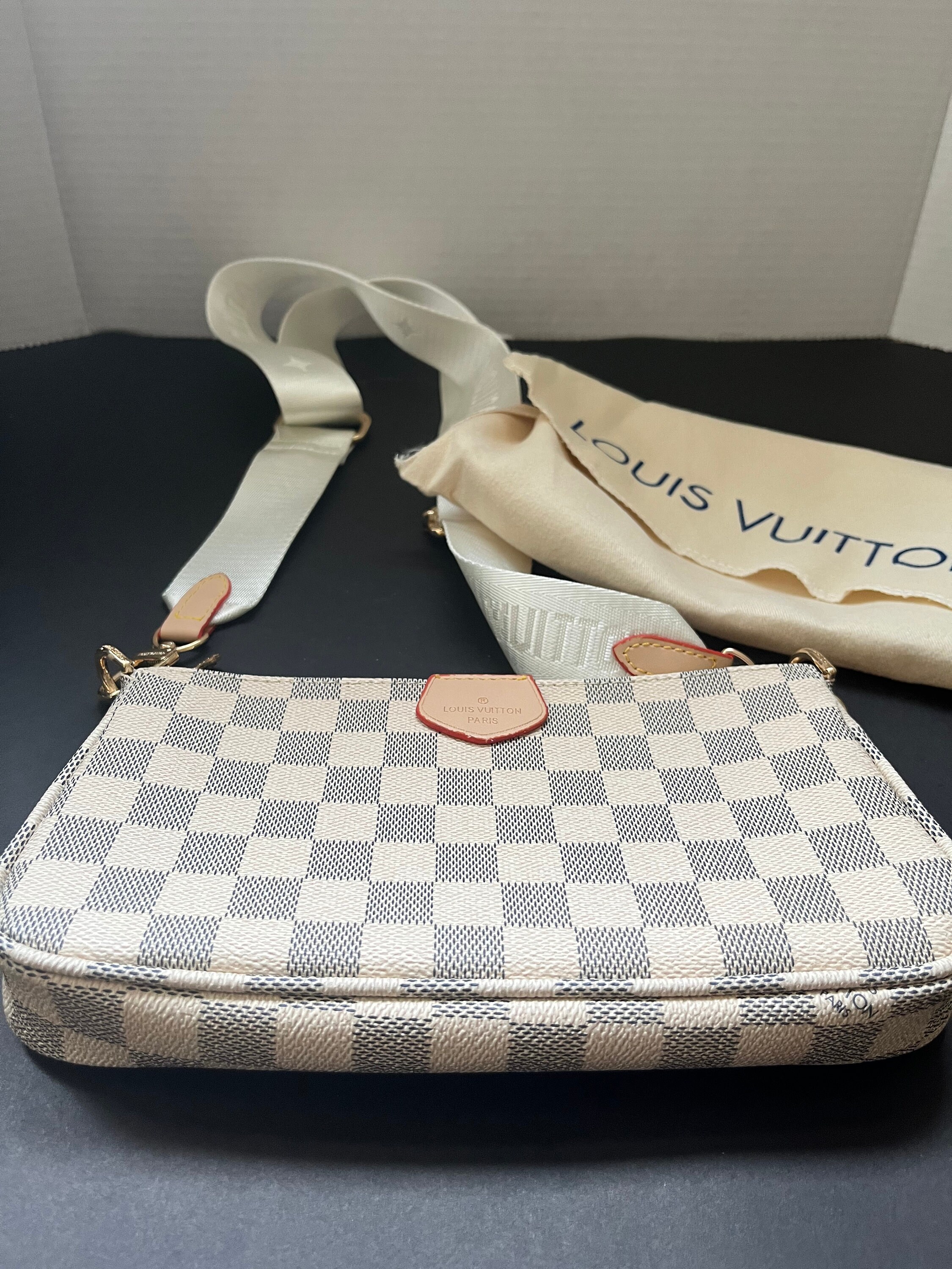 Louis Vuitton Damier Azur Pochette Accessoires - Neutrals Mini