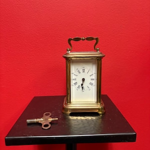 フランス製 キャリッジクロック 置き時計 Yahoo!オークション -「キャリッジクロック」の落札相場・落札価格
