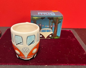 Cute VW camper van new mug in box — perfect gift