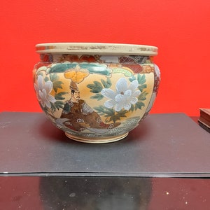 10.5 x 8” antique  Japanese Satsuma Jordanair