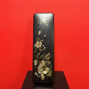 Beautiful Japanese lacquer box - 12 x 4 x 2” high— amazing patina - wow - great gift and Super value —