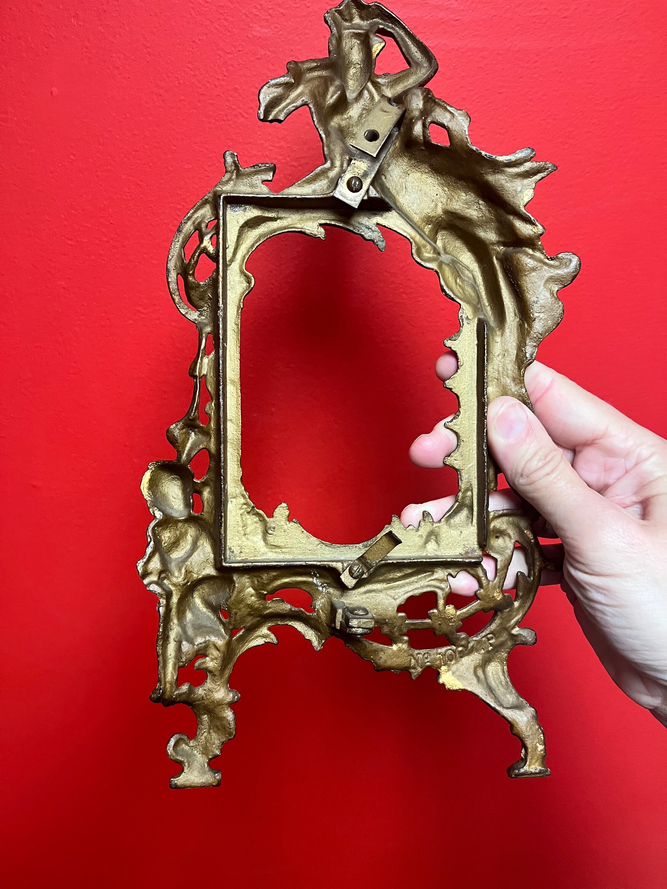 13 X 7 Inch Antique Brass Frame 6 X 4 Inside Great Design Etsy Australia