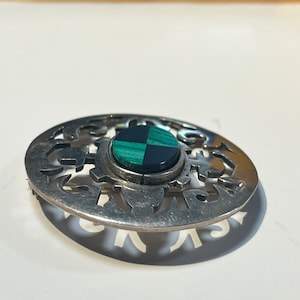 Prachtige Mexicaanse sterlingzilveren broche van 2 inch