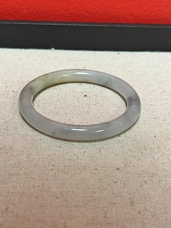 2.5 inch old jade chinese bangle — lovely piece —