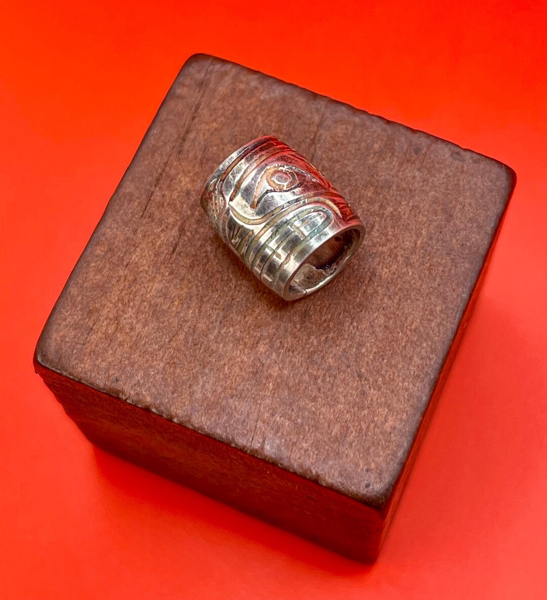 Native First Nations Handcarved Sterling Silver Bead - Etsy