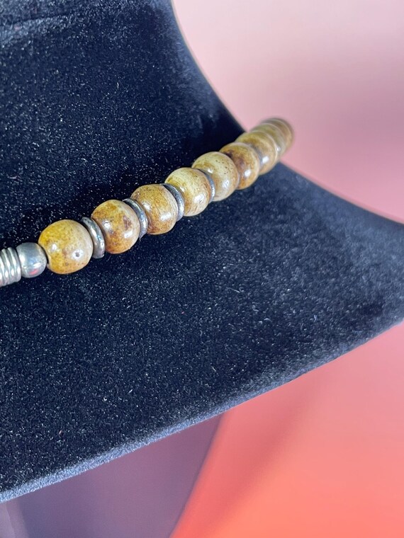 Vintage Statement Necklace – Untested Silver Pend… - image 7