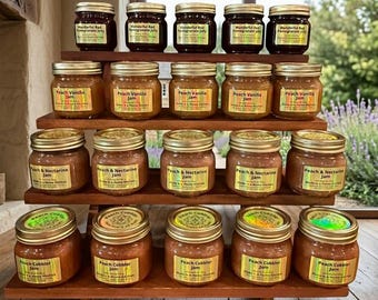 Small Batch Artisan Fruit Jam | Pomegranate, Passion Fruit, Peach Preserves