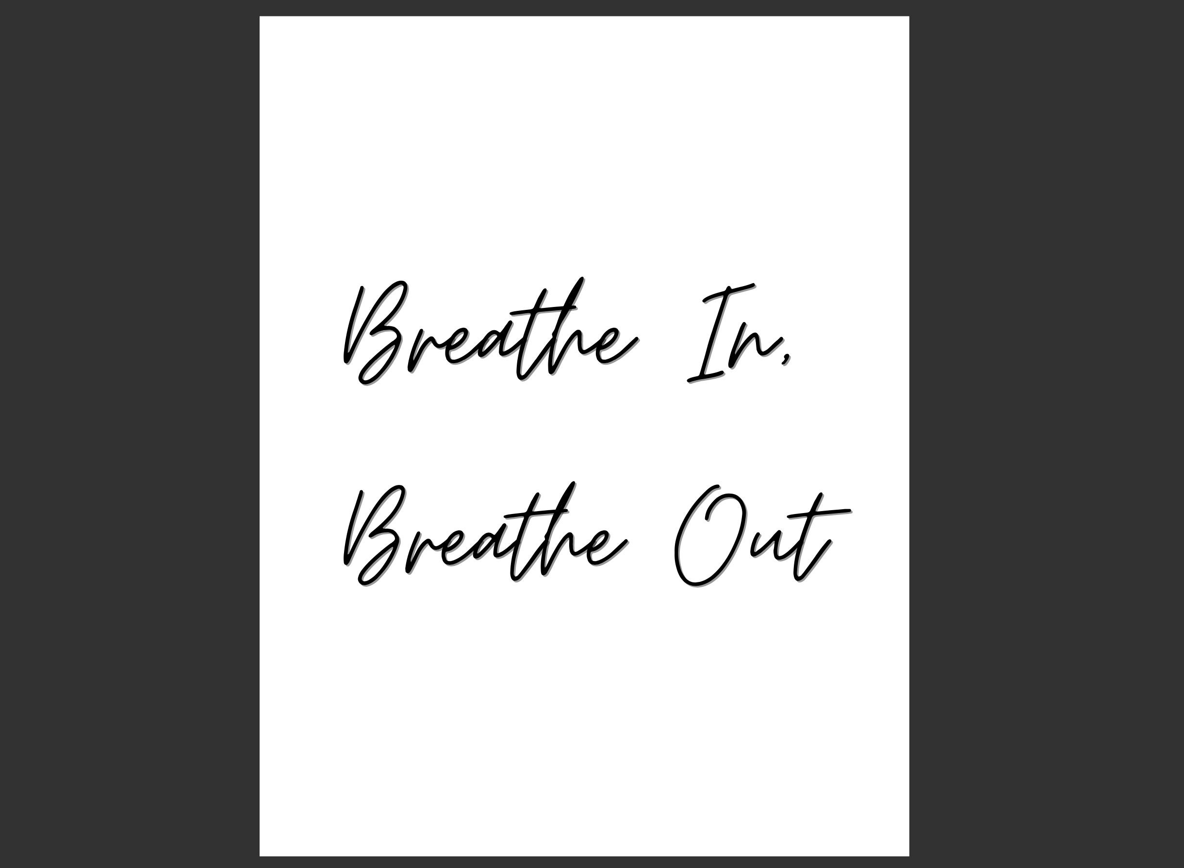 Breathe In Cursive | How to Write in Cursive (with Pictures) – MAMC