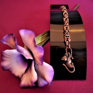Antiqued Copper Byzantine Chain