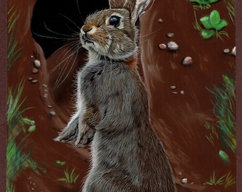 Fiver Watership Down Inspired A4 Art Print