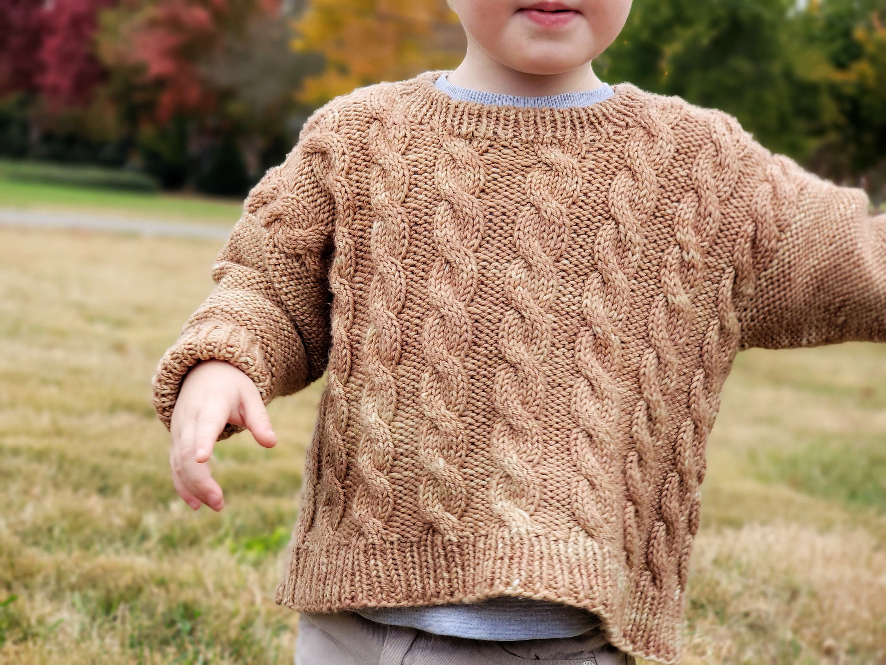 Oversized Cable Knit Sweater for Kids & Baby, the Sammy