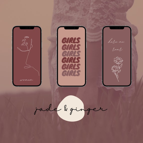 Soy mujer fondo de pantalla para smartphone / 3 fondos de - Etsy México