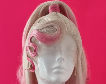 Blonde Perücke | Rosa Perücke | Halloween Perücke |Cosplay Perücke | Synthetische Perücke | Ziehen Sie die Königin-Perücke | Lange Perücke | Gestylte Perücken | Spitzenfront Perücke | Perücken