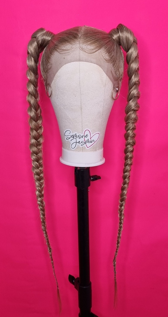 UPDO WIG Pigtail Wig Cosplay Wig Drag Queen Wig Styled Wig