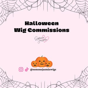 Halloween Wig Commissions