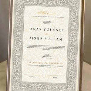 Nikkah-Heiratsurkunde
