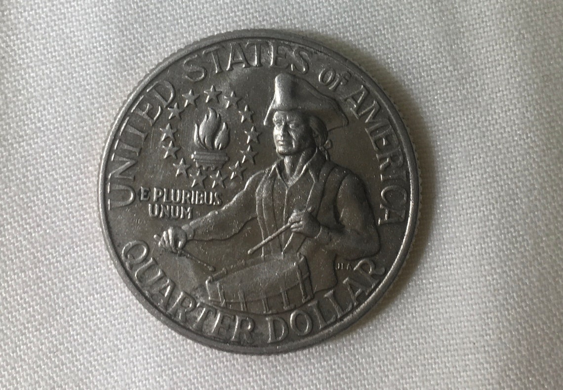 1776 To 1976 Quarter No Mint Mark 1776-1976 Rare Classic Bicentennial Quarter NO MINT MARK | Etsy