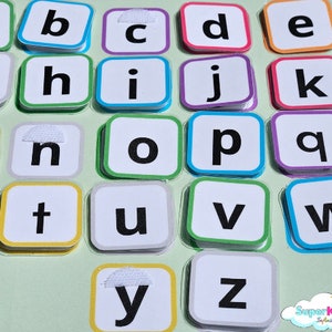 Alphabet Matching Activity for Toddlers, ABC Letter Matching, Alphabet Activity, Learn Lowercase Letters, Learning Letters, ABC Printable