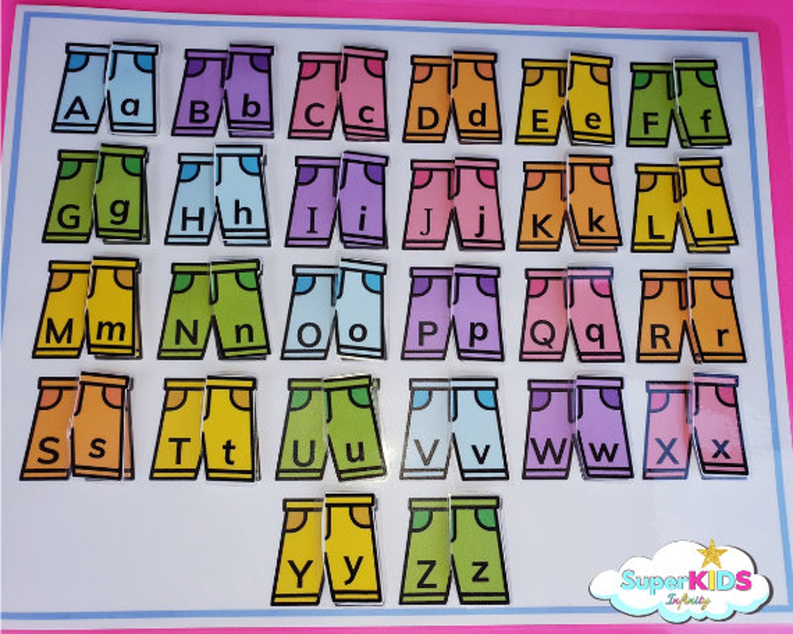 Homeschool Resourse, Alphabet Matching Printable, Uppercase and ...