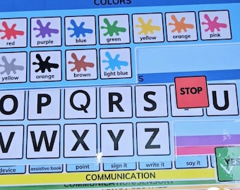 Communicatiemap autisme, visuele hulp, hulpmiddel voor speciaal onderwijs