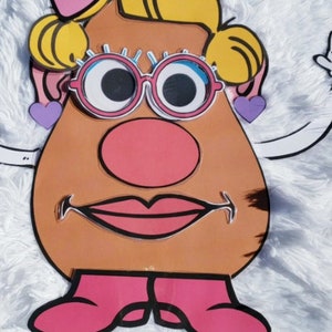Mr. and Mrs. Potato Head Printable Activity Game, Potato Head Printable ...