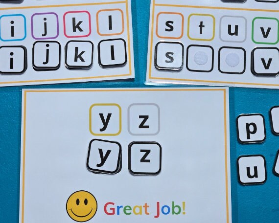 Lowercase Alphabet Matching Game, Preschool Printable Activity (digital ...