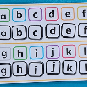 Alphabet Learning Activity, Toddler Alphabet Recognition, Preschool ...