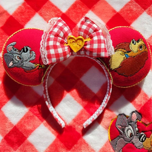 Embroidered Lady and The Tramp Ears