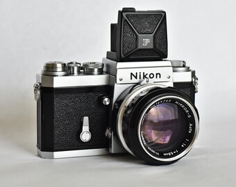 Cla'd Nikon F Apollo Vintage Film Camera With Eye Level
