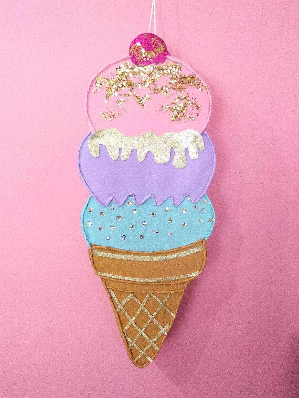  Ice Cream Birthday Pinata Cupcake Donut Cake Ice Cream