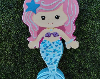 mermaid pinata under the sea birthday party mermaid party