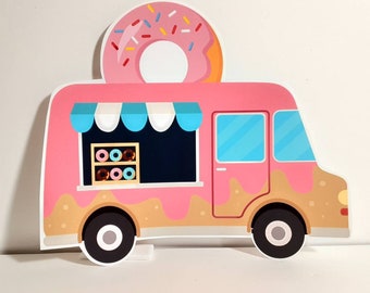 Donut decorations donut car standee prop ice cream prop donut backdrop decor donuts cutout prop donuts party candy cutouts
